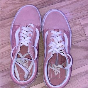 blush pink vans